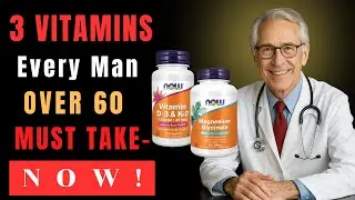 Men Over 60: 3 Essential Vitamins for Energy, Performance & Vitality | Senior health tips