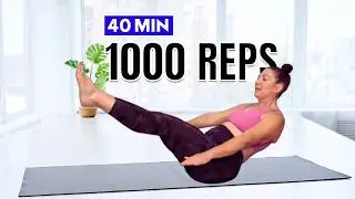 1000 Rep Ab Workout for Women Over 40 | Standing + Seated Core (40 Min)