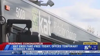 KAT buses end fare-free rides, offer temporary reduced fares