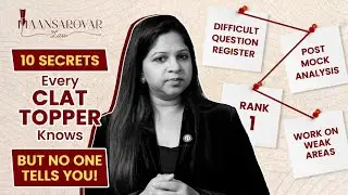 10 secrets every CLAT topper knows (But Nobody Tells you)