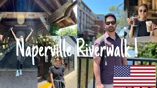 USA Vlog | Naperville Riverwalk | Follow me around !