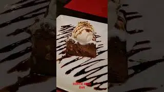 Postre en Rustic Beer Bar