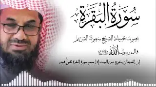 سورة البقرة كاملة فضيلة الشيخ سعود الشريم surah baqarah saud shuraim