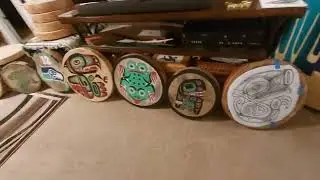 Tlingit & Contemporay Hand Drums By Fred & Ivy Fulmer