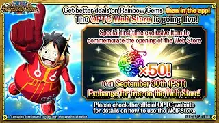 150 GEMS FOR $1! OPTC Webstore Is Here! (ONE PIECE Treasure Cruise)