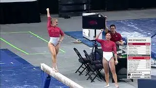 Josc Robertson - Beam - 9.95 - 2026 Arkansas vs SEMO   NCAA Gymnastics