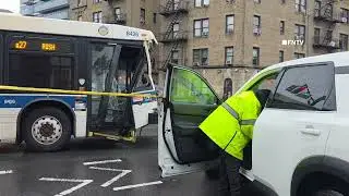 19 injured after MTA bus collides with another bus in Queens