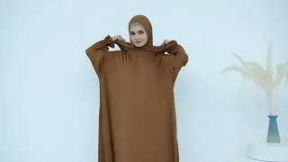 Loriya Modest One Piece Prayer Hoodie Abaya Breathable Traditional Islamic Clothing for Women Prayer