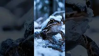 Frozen Frog Comes Back to Life, Cheats Death ❄️🐸