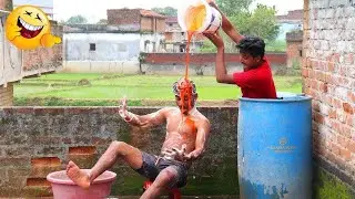 Prank with best friend in village 🤣 || Funny4gang