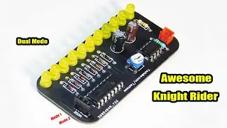 Awesome Dual Mode Knight Rider Circuit | Chaser | Knight Rider