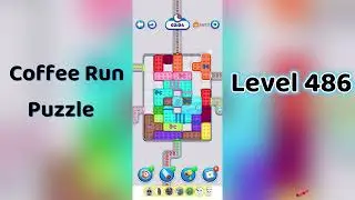☕ Coffee Run Puzzle Level 486 Walkthrough 🔍 | Coffee Run Level 486