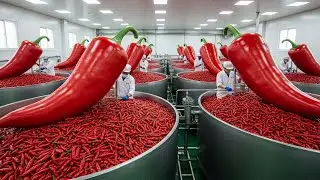 Inside a Famous Hot Sauce Factory Fermenting Tons of Red Chilies