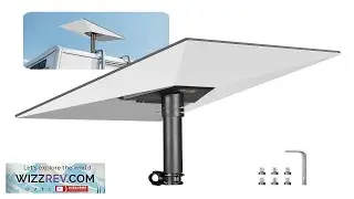 VEVOR Starlink RV Ladder Mount 360Adjustable Angle Mounting Standard Gen 3 Pipe