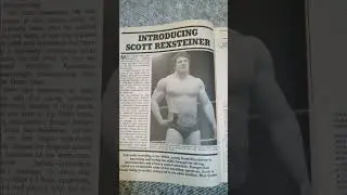 Scott Rexsteiner?! #jammerswrestlingmagazinecollection #scottsteiner #wwe #wcw #wrestlingmagazines