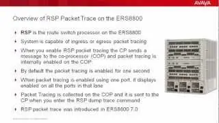Enabling RSP Trace on the Avaya ERS8800