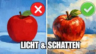 Licht & Schatten in 4 Schritten – so wirken deine Acrylbilder sofort realistisch 🖌️