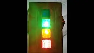 Portable light organ. Real glass lenses. Real stained wood.
