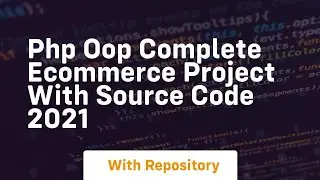 Php oop complete ecommerce project with source code 2021