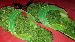 Attractive Unbox - Slippers With Grass