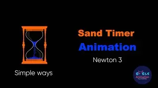 Sand Timer Animation using After effects by cycle animation
