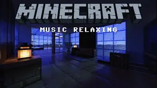 Minecraft Music + Rain & Thunder to relax & study 8 hours | My Most Peaceful Space.
