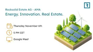 Rocksolid Estate AMA #2 - Energy, Innovation & the Future of Tokenized Real Estate