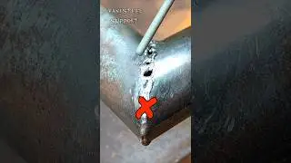 old welding challenge fix bad welds on thin raund tube #welding welder
