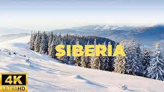 Experience the Majestic Scenery of Siberia From a Bird's Eye View | Flying over Siberia 4K ULTRA HD