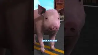 Funny 3d Animals #cartoon #shorts #3danimals #3d #3danimalcartoon #3danimalgame