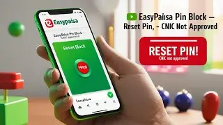easypaisa pin block CNIC not approve problem solve in 5 mints