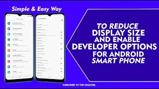 HOW TO REDUCE ANDROID SCREEN DISPLAY SIZE