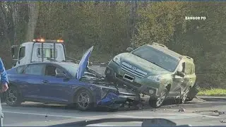 Massachusetts man arrested after three-vehicle crash in Bangor