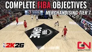 How to Complete FIBA Objectives for Merchandising Tier 7 in NBA 2K26