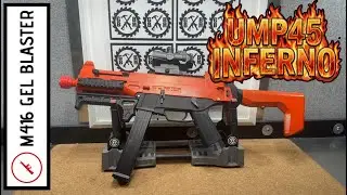 🔥КАСТОМНЫЙ! (игрушка!)🔥Гелевый бластер HLF UMP45 
