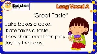 Long Vowel A Short Stories | Fun & Easy Reading for Kids!