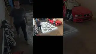 Hexagon LED light installation | Interior Renovation