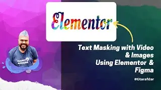 How to create text mask with Image & video using Elementor | Using Figma to create text mask kit