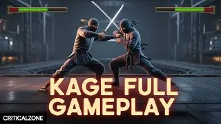KAGE Full Gameplay Walkthrough | Epic Retro Ninja Boss Fight 🔥 | CriticalZone#KageGame #RetroNinja 