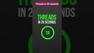 Threads in 20 seconds #shorts