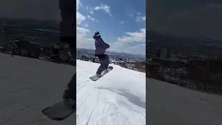 Ground trick snowboard Nollie 720 virtuosity #groundtrick #butter #snowboard #snowboardtricks #snow