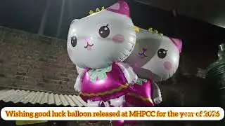 Wishing good luck balloon released at MHPCC for the year of 2026