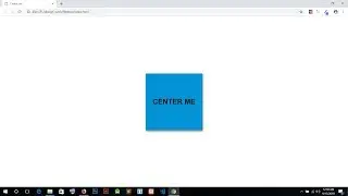 Align content at center in webpage using HTML and CSS