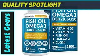 PrimeMD Omega 3 Fish Oil 2100mg &ndash; Best High-Potency Lemon Flavored Supplement