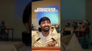 Principal&rsquo;s 2 hours Speech On Independence Day! 🇮🇳👩🏻&zwj;🏫😂😛 #independenceday #shorts