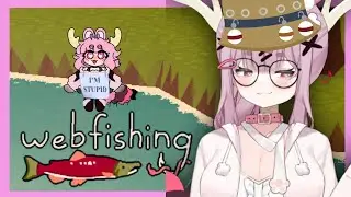 i accidentally poisoned myself again :( webfishing stream 🐰 #vtubermeme  #vtuber  #webfishing