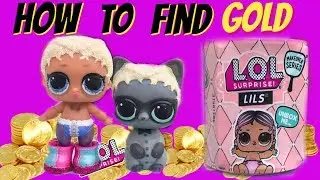 How to find GOLD L.O.L. Surprise Lils Makeover Series RARE ULTRA RARE