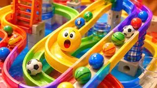 Marble Run Room Tour ASMR &ndash; Rollercoaster Race Overview