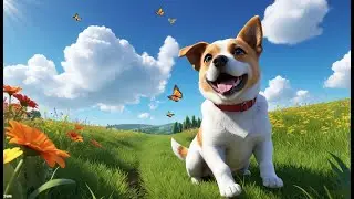 This Little Dog Lives Alone | Fun Dog Song for Kids | Sing Along Nursery Rhyme