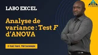 Labo Excel 10. Analyse de variance: Test F d'ANOVA